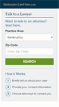Mobile Screenshot of bankruptcylawfirms.com